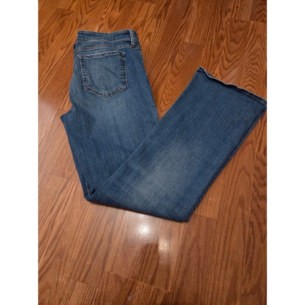 Kut from the Kloth Womens Bootcut Leg Jeans Medium Wash Blue Natalie Size 14